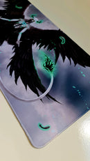 Mouse Pad Megarex Gamer 80x30x3mm Anime speed Antiderrapante Borda Costurada Grande