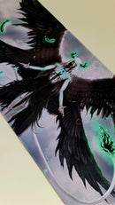 Mouse Pad Megarex Gamer 80x30x3mm Anime speed Antiderrapante Borda Costurada Grande