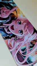 Mouse Pad Megarex Gamer 80x30x3mm Anime speed Antiderrapante Borda Costurada Grande