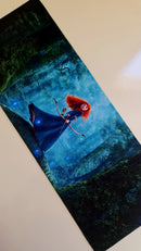 Mouse Pad Megarex Gamer 80x30x3mm Desenho speed Antiderrapante Borda Costurada Grande