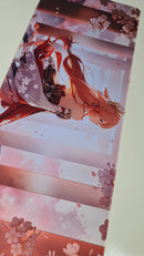 Mouse Pad Megarex Gamer 80x30x3mm Anime speed Antiderrapante Borda Costurada Grande