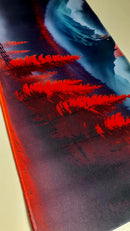 Mouse Pad Megarex Gamer 80x30x3mm Paisagem speed Antiderrapante Borda Costurada Grande