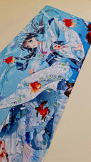 Mouse Pad Megarex Gamer 80x30x3mm Anime speed Antiderrapante Borda Costurada Grande