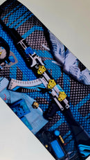 Mouse Pad Megarex Gamer 65x32x2mm Anime Arma speed Antiderrapante Borda Costurada Grande