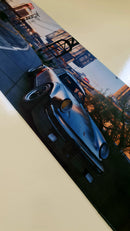 Mouse Pad Megarex Gamer 80x30x3mm Cyberpunk Anime speed Antiderrapante Borda Costurada Grande