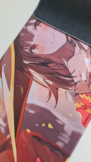 Mouse Pad Megarex Gamer 80x30x3mm Anime speed Antiderrapante Borda Costurada Grande