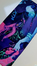 Mouse Pad Megarex Gamer 65x32x2mm Anime speed Antiderrapante Borda Costurada Grande