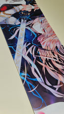 Mouse Pad Megarex Gamer 80x30x3mm Anime speed Antiderrapante Borda Costurada Grande