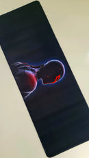 Mouse Pad Megarex Gamer 80x30x3mm Filme speed Preto Antiderrapante Borda Costurada Grande