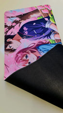 Mouse Pad Megarex Gamer 80x30x3mm Anime speed Antiderrapante Borda Costurada Grande