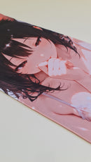 Mouse Pad Megarex Gamer 80x30x3mm Hentai Anime speed Antiderrapante Borda Costurada Grande