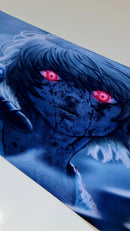 Mouse Pad Megarex Gamer 65x32x2mm Anime speed Antiderrapante Borda Costurada Grande