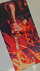 Mouse Pad Megarex Gamer 100x50x2mm Anime Naruto speed Antiderrapante Borda Costurada Grande