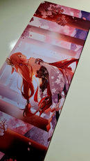 Mouse Pad Megarex Gamer 80x30x3mm Anime speed Antiderrapante Borda Costurada Grande