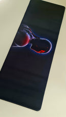 Mouse Pad Megarex Gamer 80x30x3mm Filme speed Preto Antiderrapante Borda Costurada Grande