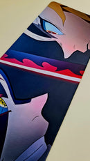 ndeMouse Pad Megarex Gamer 80x30x3mm Anime Kimetsu no Yaiba sprrapante Borda Costuradeed Antidea Gra