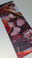 Mouse Pad Megarex Gamer 80x30x3mm Anime speed Antiderrapante Borda Costurada Grande