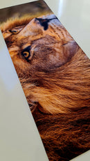 Mouse Pad Megarex Gamer 80x30x3mm Leão speed Antiderrapante Borda Costurada Grande