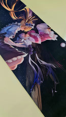 Mouse Pad Megarex Gamer 80x30x3mm Anime speed Antiderrapante Borda Costurada Grande