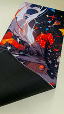 Mouse Pad Megarex Gamer 80x30x3mm Anime speed Antiderrapante Borda Costurada Grande