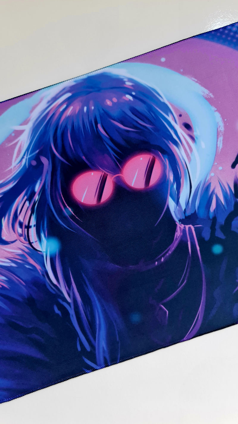 Mouse Pad Megarex Gamer Anime 65x32x2mm speed Antiderrapante Borda Costurada Grande