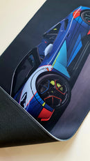 Mouse Pad Megarex Gamer 80x30x3mm Carro Maserati speed Antiderrapante Borda Costurada Grande