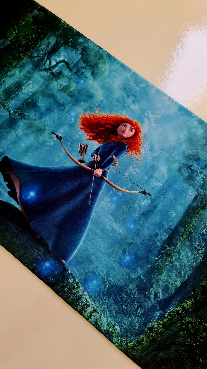 Mouse Pad Megarex Gamer 80x30x3mm Desenho speed Antiderrapante Borda Costurada Grande