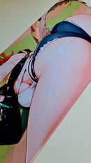 Mouse Pad Megarex Gamer 90x40x3mm Anime Hentai speed Antiderrapante Borda Costurada Grande