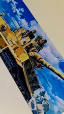 Mouse Pad Megarex Gamer 80x30x3mm Tanque De Guerra speed Antiderrapante Borda Costurada Grande