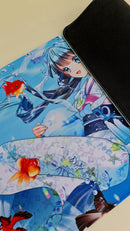 Mouse Pad Megarex Gamer 80x30x3mm Anime speed Antiderrapante Borda Costurada Grande