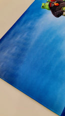 Mouse Pad Megarex Gamer 80x30x3mm Desenho Rio speed Antiderrapante Borda Costurada Grande