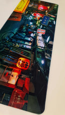 Mouse Pad Megarex Gamer 80x30x3mm Paisagem Tokio speed Antiderrapante Borda Costurada Grande