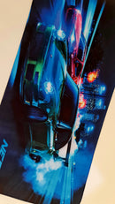 Mouse Pad Megarex Gamer 65x32x2mm Carro Need For  Speed Antiderrapante Borda Costurada Grande