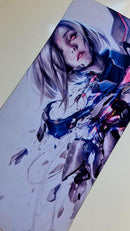 Mouse Ped Megarex Gamer Anime 65x32x2mm speed Antiderrapante Borda Costurada Grande