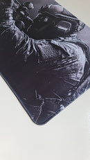 Mouse Pad Megarex Gamer Soldado 60x30x2mm speed Antiderrapante Borda Costurada Grande