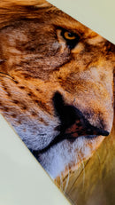 Mouse Pad Megarex Gamer 80x30x3mm Leão speed Antiderrapante Borda Costurada Grande