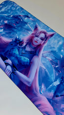 Mouse Pad Megarex Gamer 65x32x2mm Anime speed Antiderrapante Borda Costurada Grande