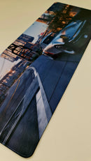 Mouse Pad Megarex Gamer 80x30x3mm Cyberpunk Anime speed Antiderrapante Borda Costurada Grande