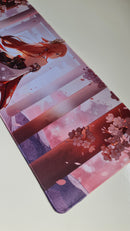 Mouse Pad Megarex Gamer 80x30x3mm Anime speed Antiderrapante Borda Costurada Grande