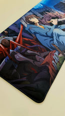 Mouse Pad Megarex Gamer 80x30x3mm Anime Solo Leveling speed Antiderrapante Borda Costurada Grande