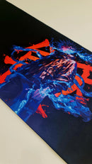 Mouse Pad Megarex Gamer Jujutsu Kaisen 80x30x3mm Anime speed Antiderrapante Borda Costurada Grande