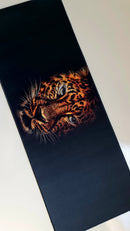Mouse Pad Megarex Gamer 80x30x3mm Animal Onça-pintada speed Preto