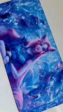 Mouse Pad Megarex Gamer 65x32x2mm Anime speed Antiderrapante Borda Costurada Grande